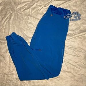 FIGS Scrubs Zamora Jogger High Waisted Royal Blue Size Medium